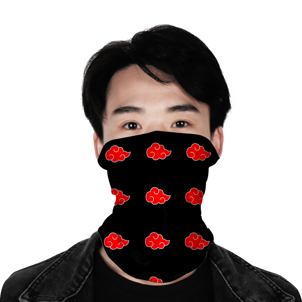 厂家新品 日漫火影忍者naruto 3d彩印男女魔术头巾面巾潮