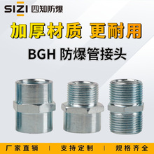 BGH防爆管接头电缆3/4N内外螺对丝接头扰性管接头