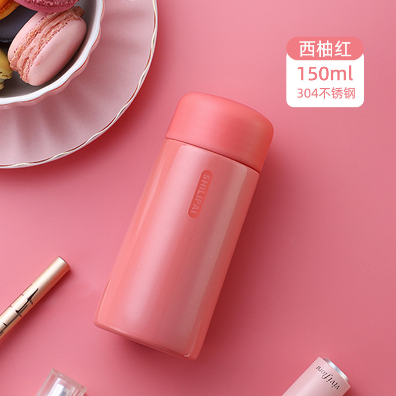 Mini Vacuum Cup Girls' Super Small Cute Cup Men's Simple Portable Small Water Bottle Ins Household 304 Stainless Steel