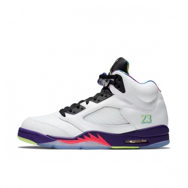 aj5公司级高帮流川枫ow黑白蝉翼乔5新鲜王子郭艾伦尼克斯涂鸦篮球