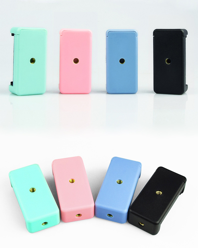 外贸批发e字一字手机夹自拍杆手机夹手机自拍手机夹子支架用厂家