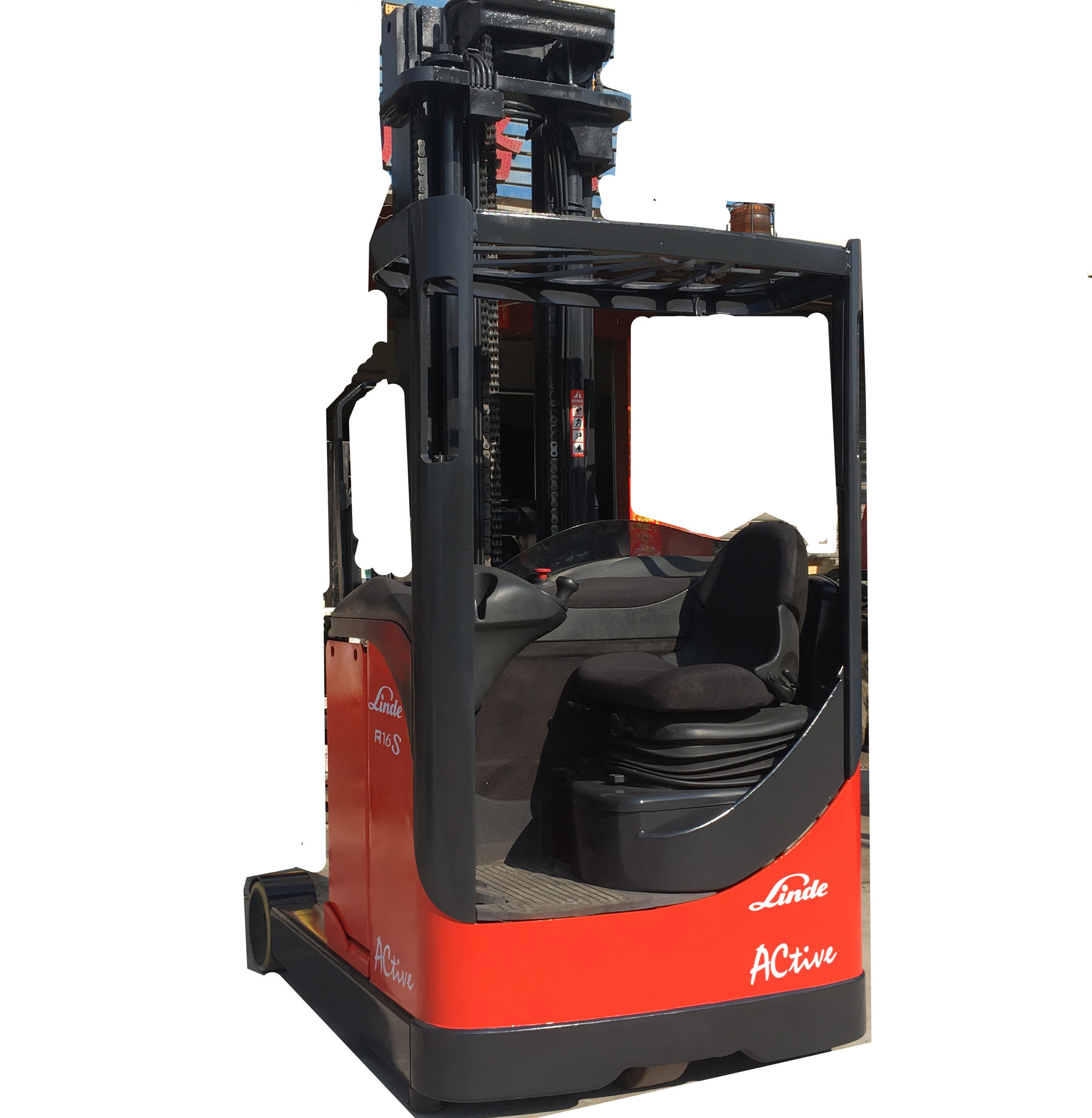 8米电动堆高车 林德r16s坐驾前移式叉车 林德叉车出租 叉车