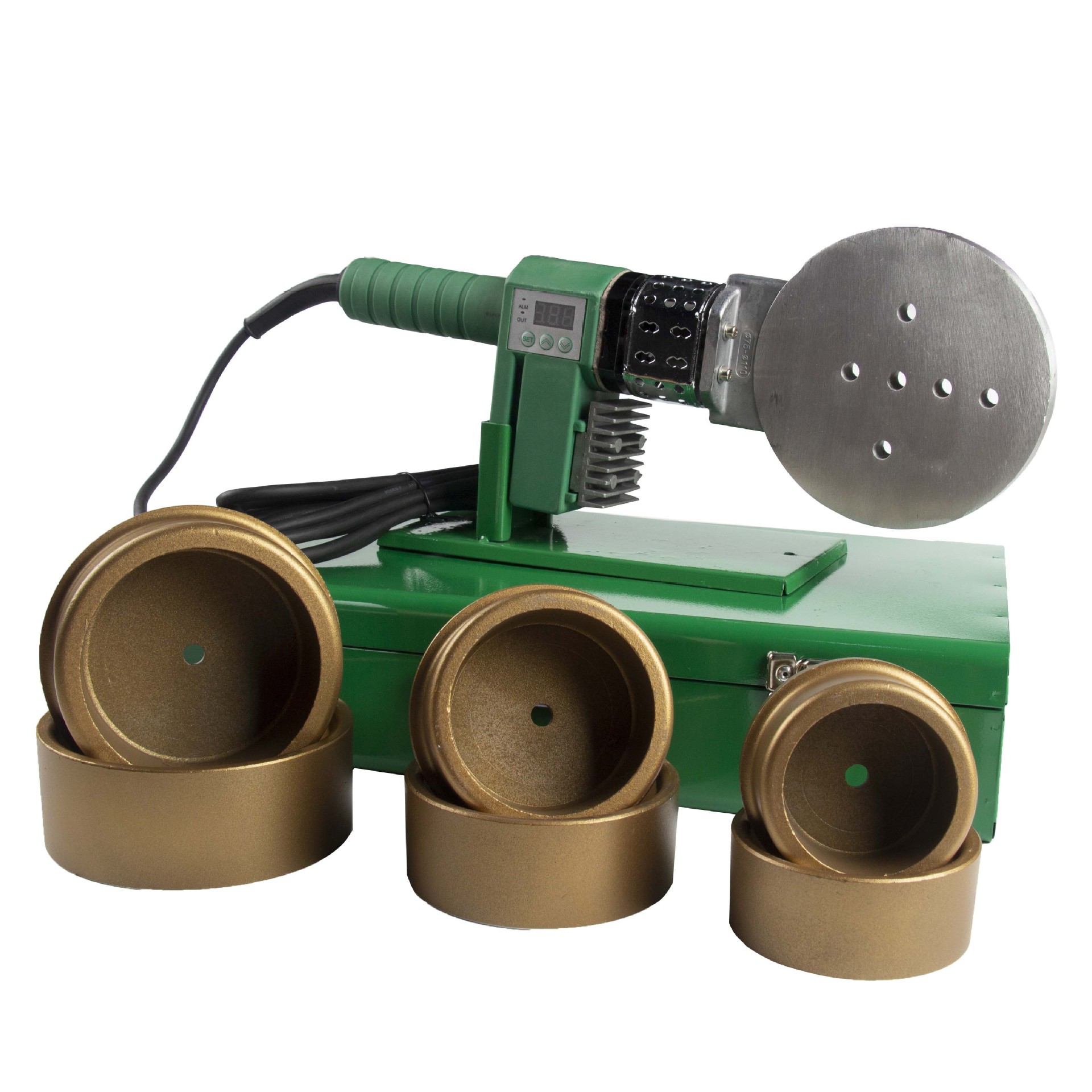 骏鋆ppr热熔器水管热熔机pprpe-75-110数显焊机热容器不粘模头