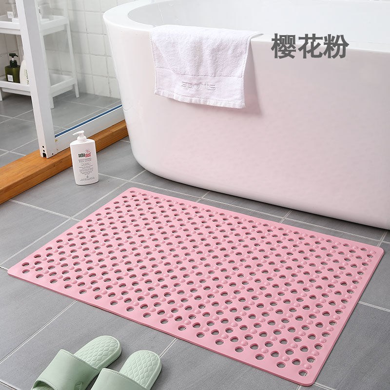 Large Hole Bathroom Non-Slip Mat Bathroom Splicing Mat Toilet Toilet Waterproof Foot Mat Floor Shower Room Bath Mat