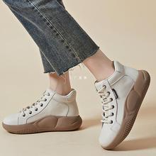 软底马丁靴女英伦风2022新款冬季加绒冬鞋久站不累鞋子女短靴平底