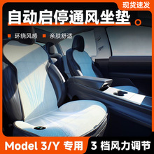 特贝拉座椅通风model3坐垫modely汽车坐垫夏季凉垫屁垫降温散热垫