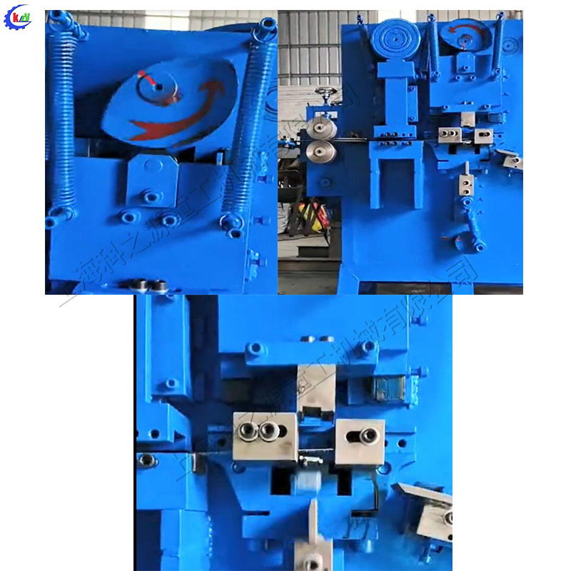 自动送料打包扣机钢卷打包锁扣生产机pp带化纤纸箱扣成型机器