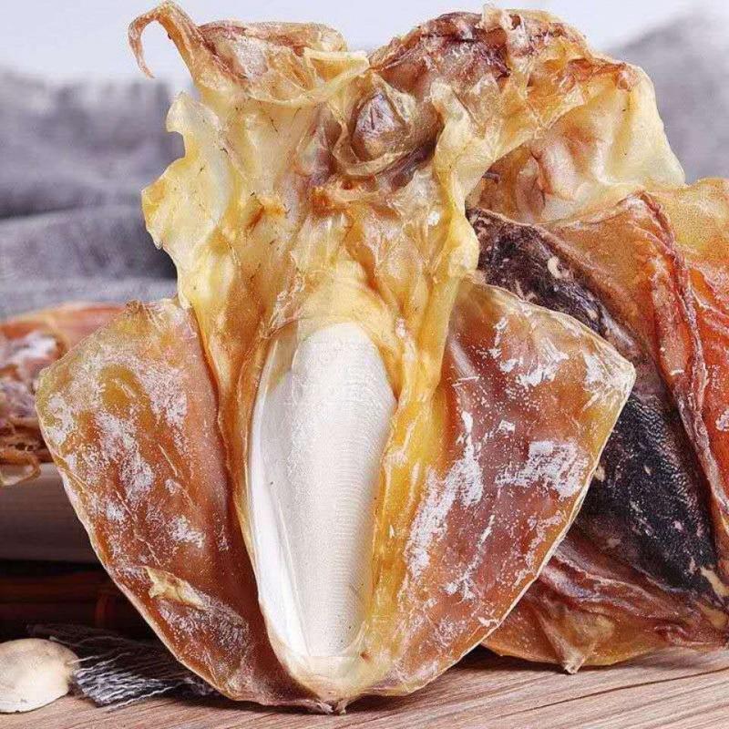 新货晒墨鱼干500g干货野生木鱼干乌贼干半淡目鱼干海鲜干货50g