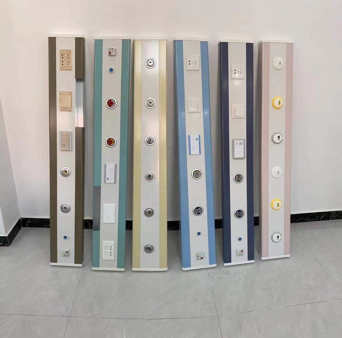 医院养老院铝合金设备带中心供氧设备带氧气终端集成设备带