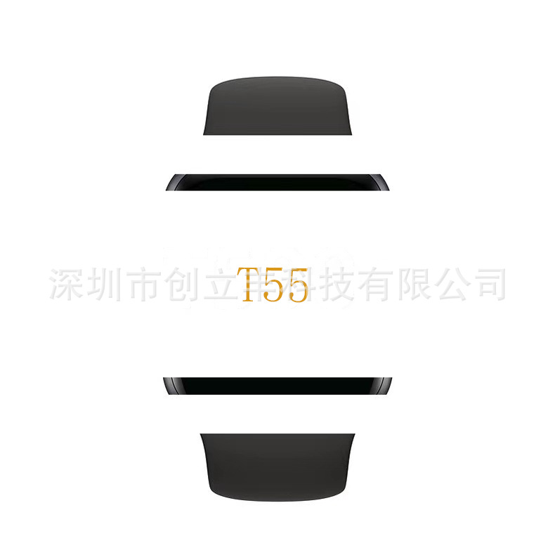 Cross-Border T500 // T55/X7 Smart Watch Call Playback Music Heart Rate Body Temperature Monitoring Information Reminder