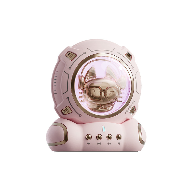 J20 Astronaut Spaceman Small Night Lamp Wireless Bluetooth Speaker High Sound Quality Mini Household Desk Creative Gift