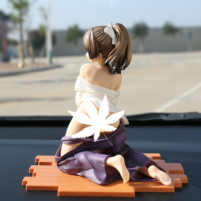 西园寺性感美女成人手办模型动漫人物汽车香水车载摆件车内饰品