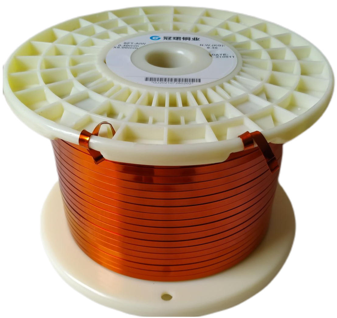 sft-aiw/220级高温立绕漆包扁铜线,新能源电机驱动发电机扁铜线