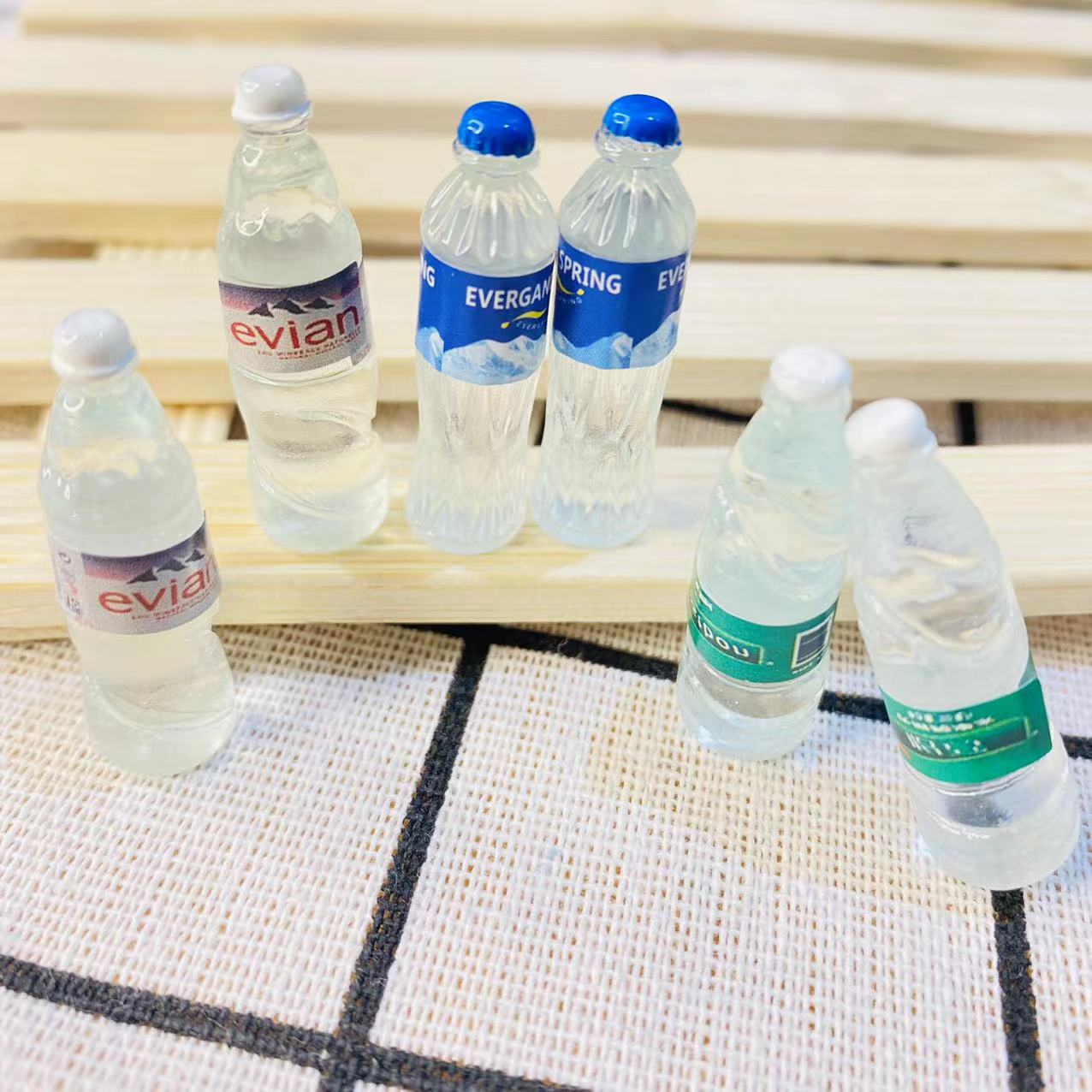 微缩矿泉水瓶食玩摆件小玩具 奶油胶手机壳冰箱贴diy自制树脂材料