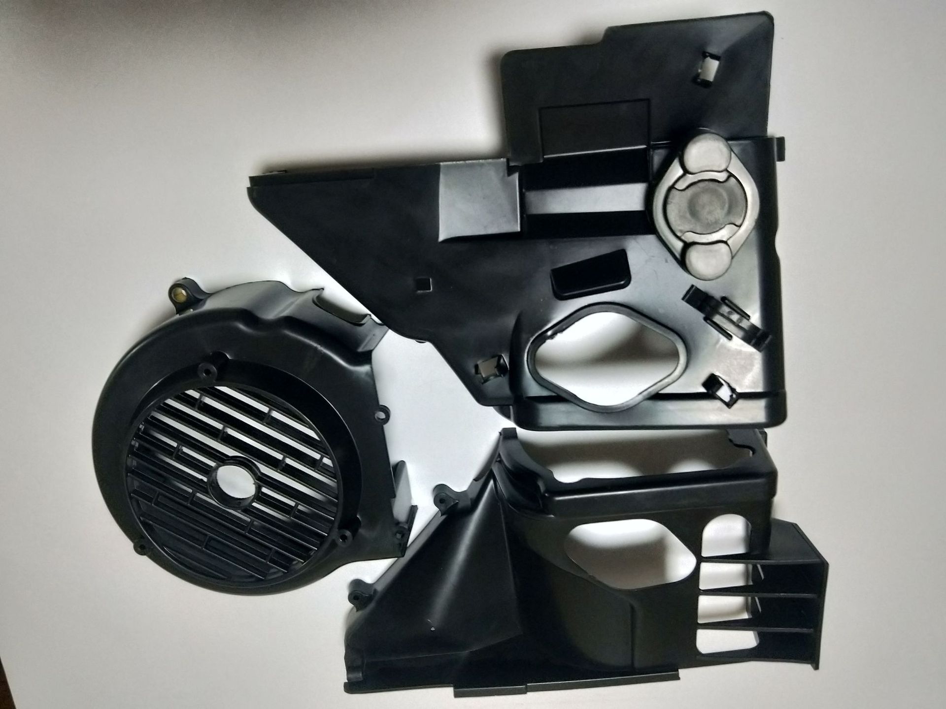 gy6发动机配件50风扇罩 踏板车发动机散热导流罩50缸体罩