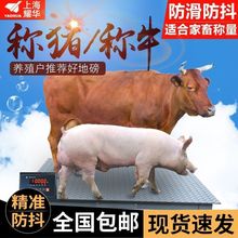 称猪笼电子地磅秤称猪牛牛棚1-3吨围栏加厚小型畜牧电子秤