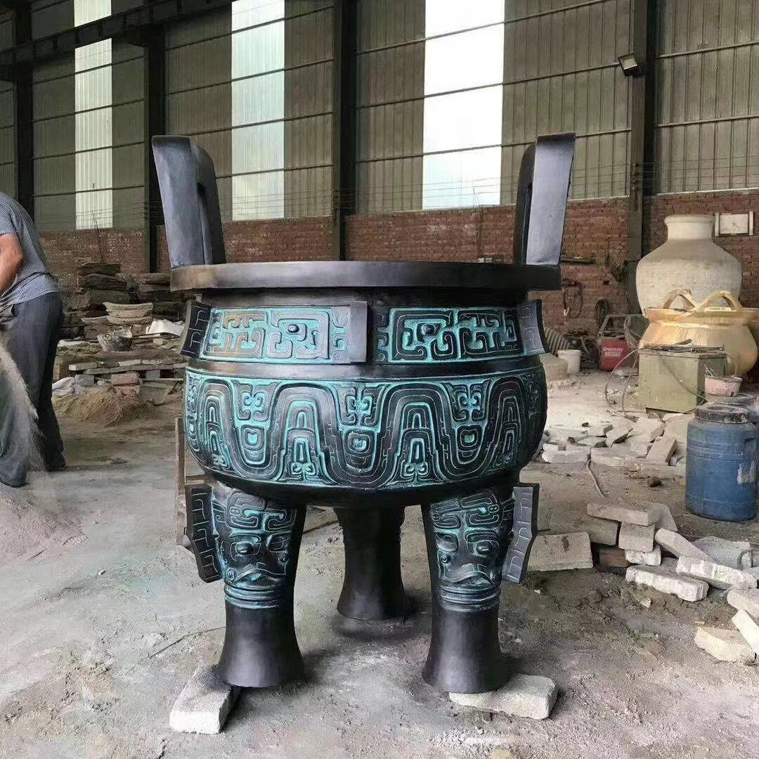 铸铜大克鼎青铜司母戊鼎仿古青铜器祭祀摆件公司开业礼品