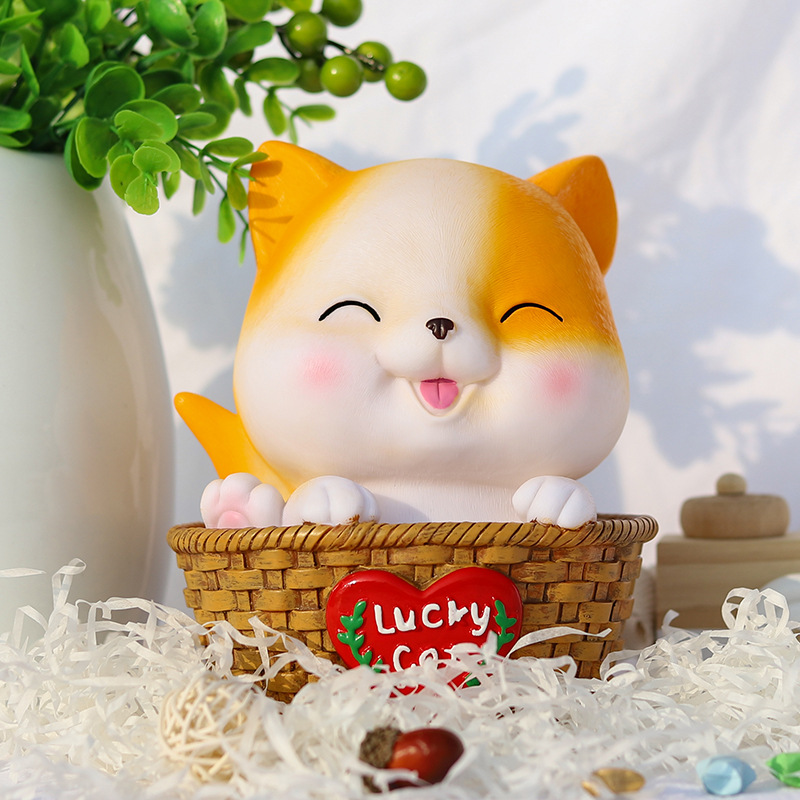 火拼卡通动物存钱罐批发可爱桌面摆件搪胶防摔摆饰儿童礼品批发