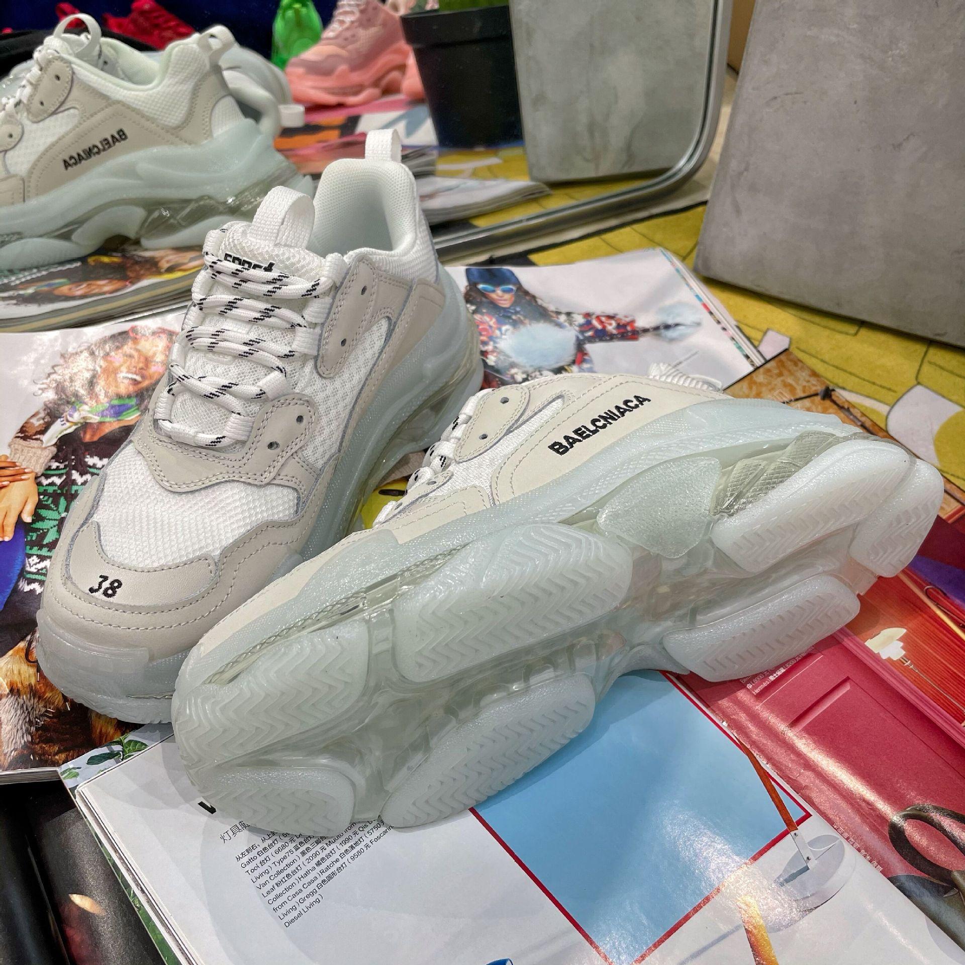 ins超火的鞋子莆田鞋厚底增高运动鞋男女情侣潮百搭六层老爹鞋爱