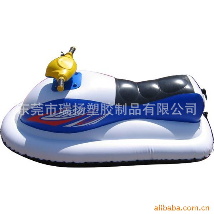 工厂    加厚PVC水上划水艇    PVC充气滑雪圈    仿真摩托艇