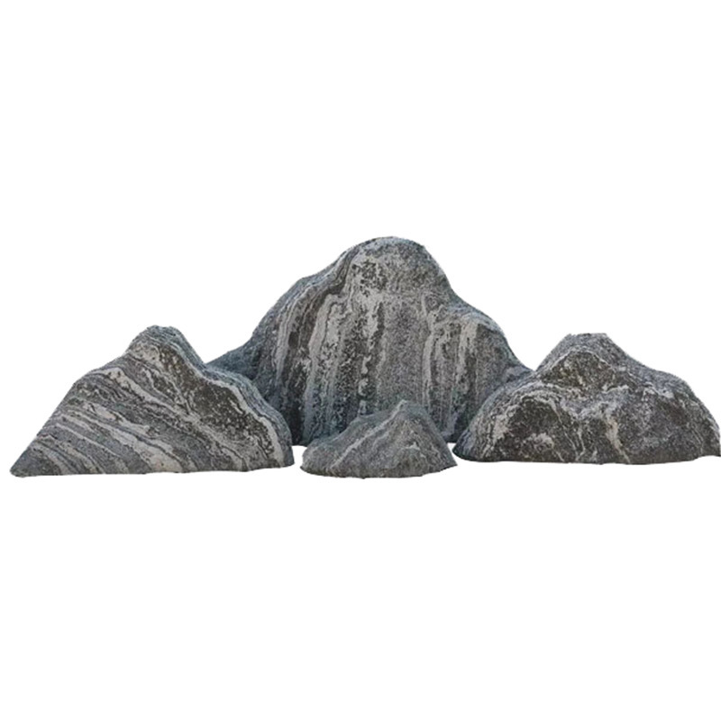 泰山石雪浪石切片景观石片石 室内外公园造景石庭院假山石自然石