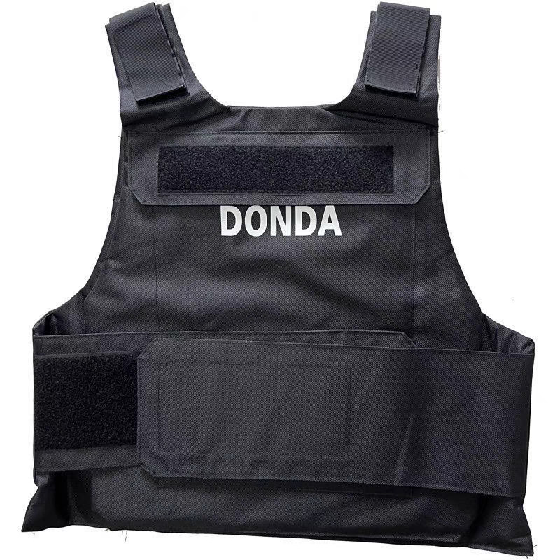 可改字Kanye坎爷DONDA战术背心马甲男嘻哈说唱潮 rapper vest