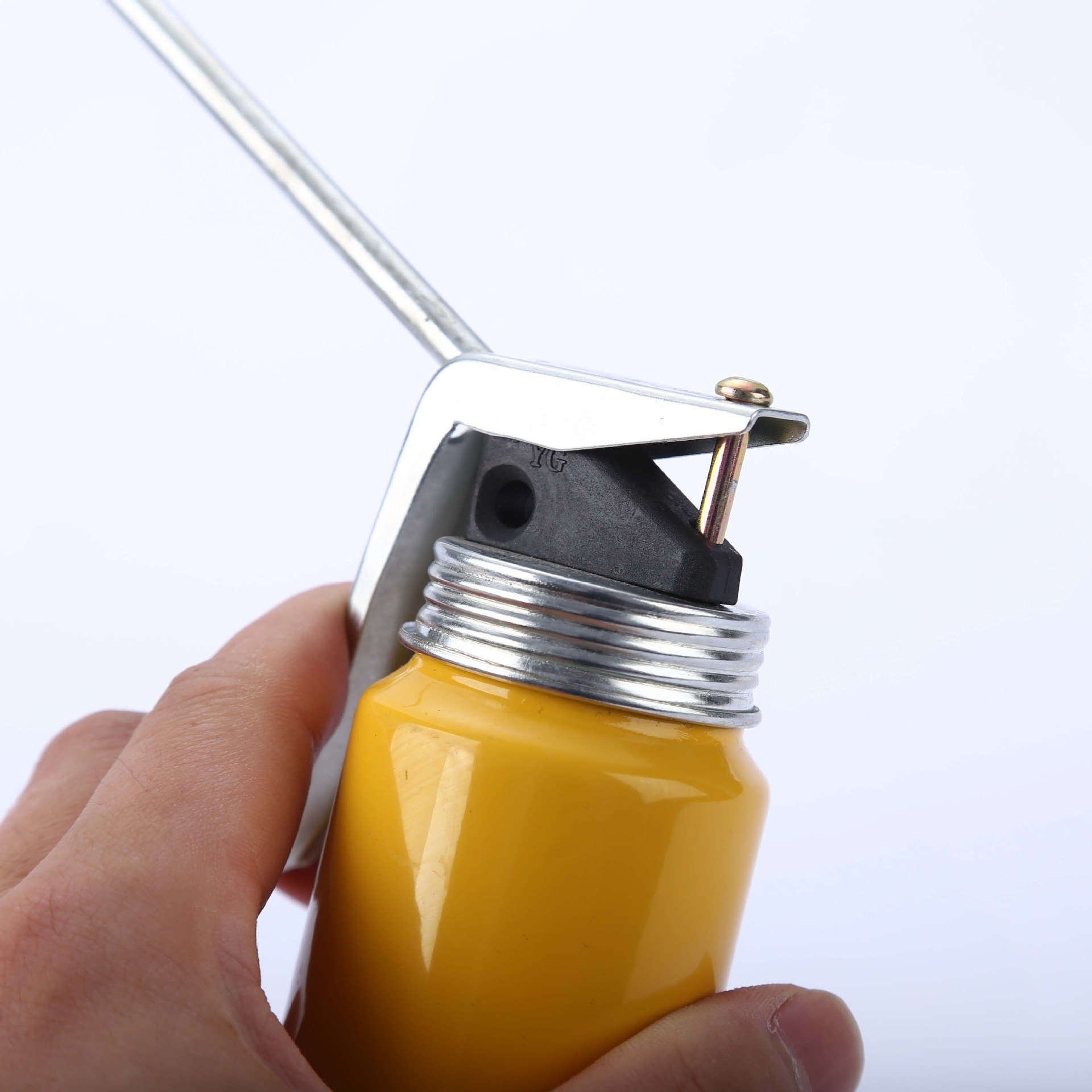 手动黄油枪铝合金机油壶250ml高压机油壶润滑自吸机油壶厂家现货