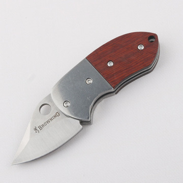 现货勃朗宁迷你小刀水果刀随身便携吃肉小刀多功能折叠刀