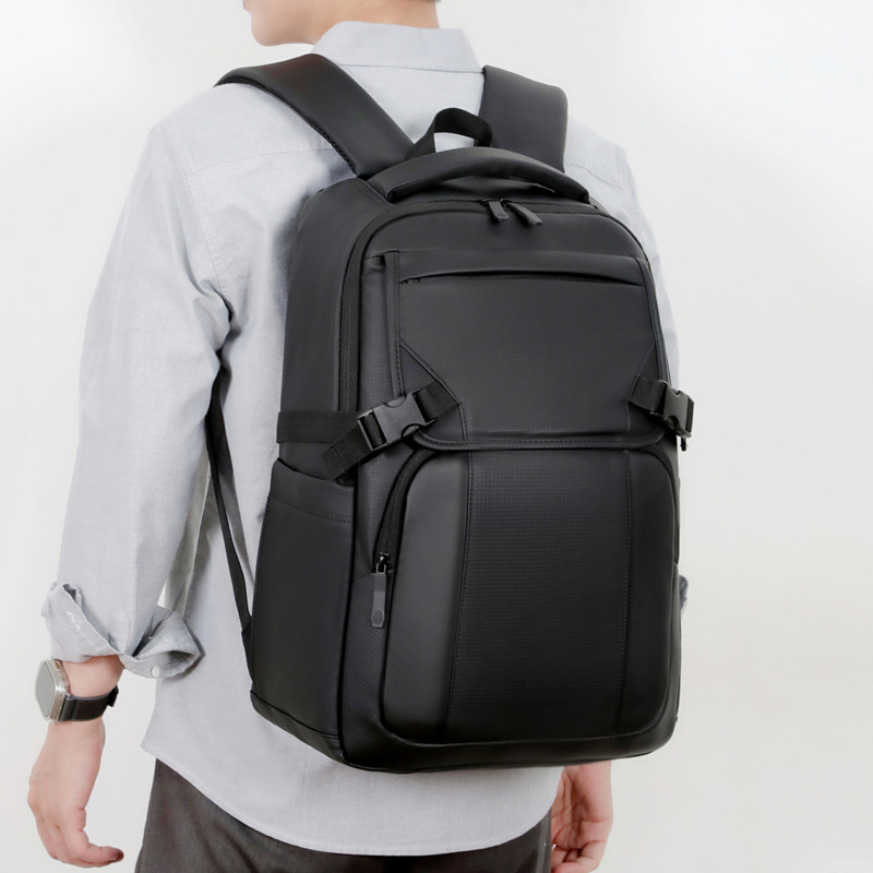 跨境双肩包背包男款大容量户外旅行背包通勤商务电脑包双肩包男士