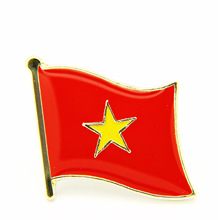 越南 金属国旗徽章 国旗饰品 Vietnam FLAG LAPEL PIN BADGE 212