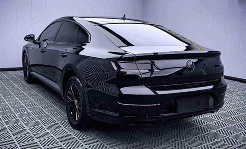 汽车改色膜pet底水晶高亮光黑带修复钢琴黑亮光膜tpu钢琴黑车身贴