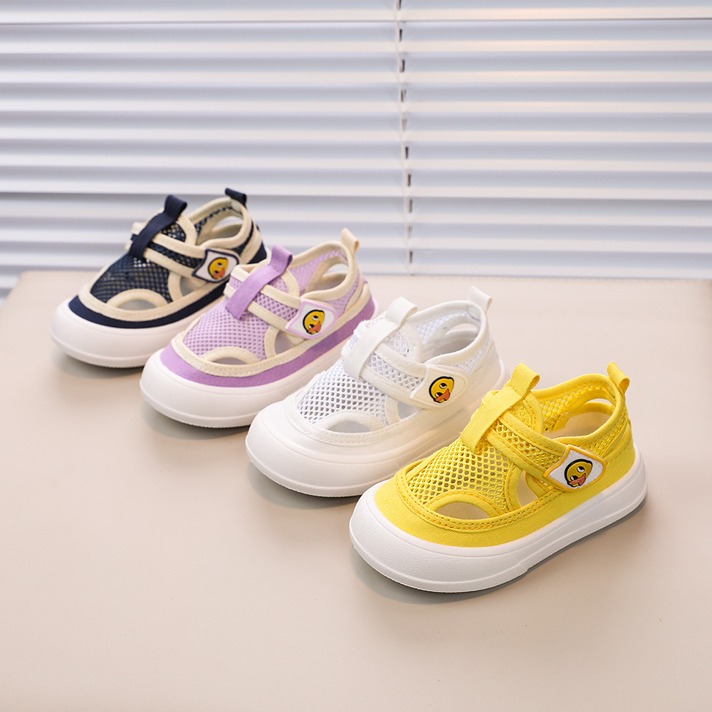 儿童鞋子宝宝幼儿园夏季凉鞋室内家居户外网面鞋休闲鞋子厂家批发
