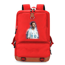 梅西杯FIFA球迷双肩背包电脑包便携大容量多隔层收纳包双肩包