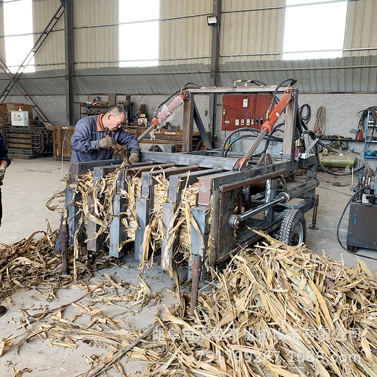 新疆芦苇秸秆打包机 工程治理芦苇打捆机 柴油动力芦苇打捆机