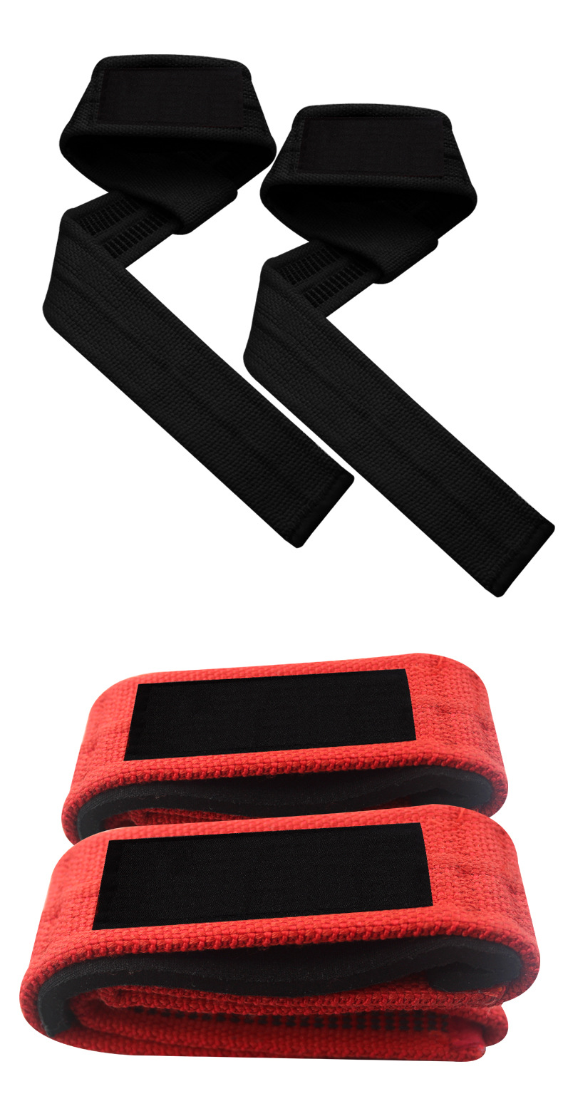 批发助力带硬拉带护腕引体向上握力带健身手套力量举器械防滑划船