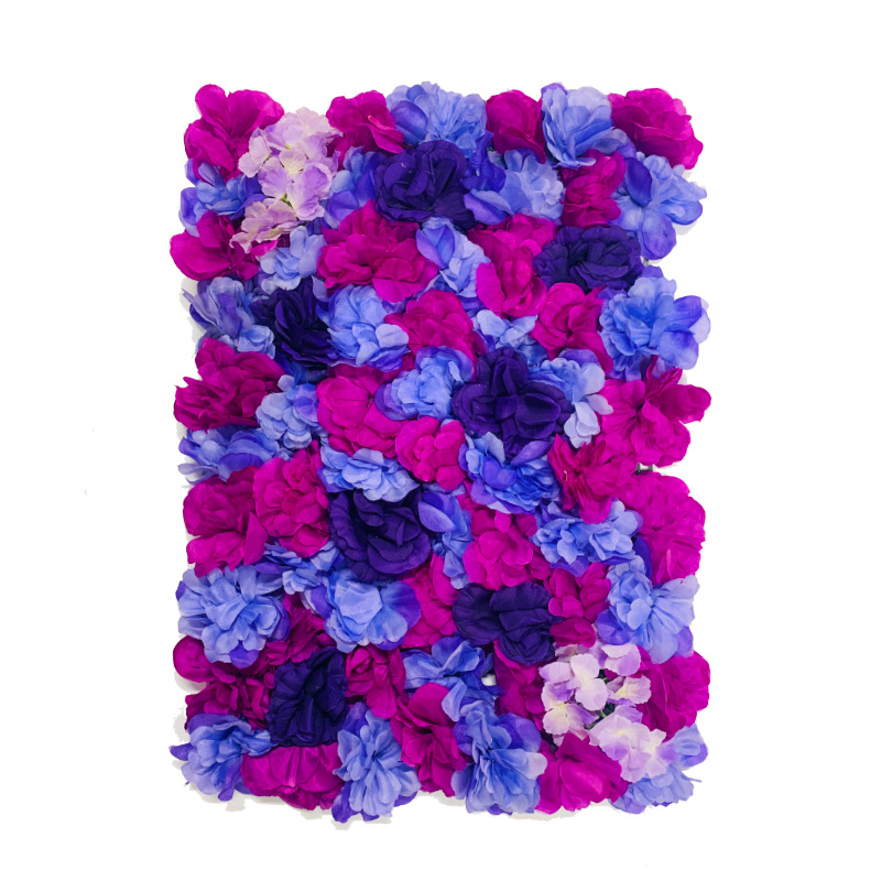 New Artificial Flower Row Home Decoration Wedding Ins Style Plastic Rose Hydrangea Artificial Flower Row Wholesale