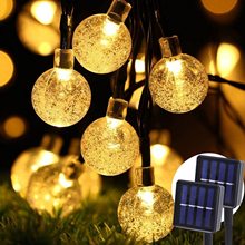 LED太阳能小彩灯户外露营防水满天星圣诞灯串挂件花园庭院装饰灯
