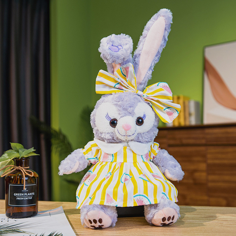 兔子布娃娃玩偶紫色芭蕾小兔子公仔乐园小号史黛拉50cm衣服着替