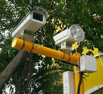 ht3000d固定雷达测速仪厂区测速仪卡口测速仪超速检测仪抓拍显示