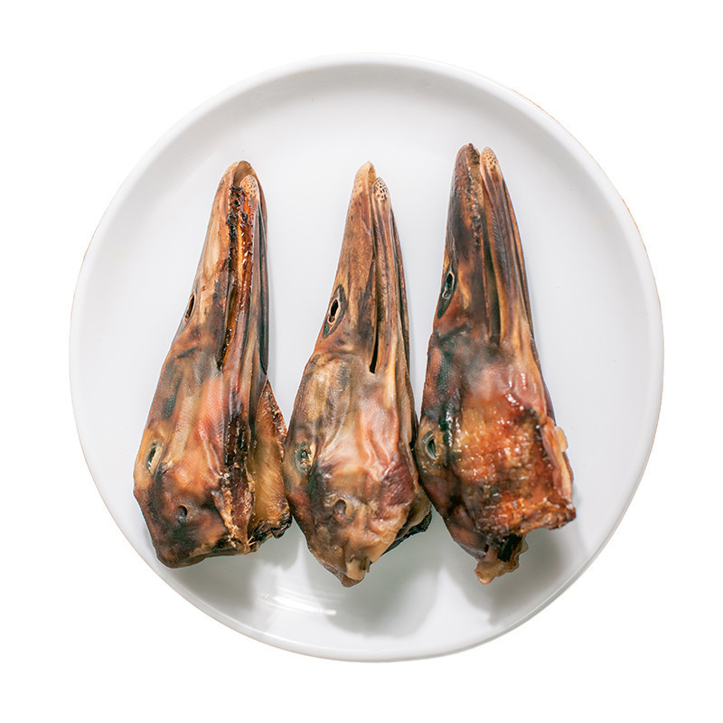 狗零食风干鸭头酥脆磨牙洁齿自制宠物烘干营养金毛泰迪柯基小型犬