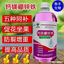 鲁丰钙镁硼锌铁叶面肥水溶肥料微量元素冲施肥蔬菜果树钙肥农用