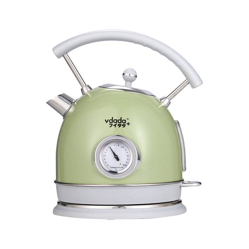 Japanese Vdada Home Appliance Electrical Kettle 304 Stainless Steel 1.8L Tea Kettle British Retro Automatic Power off