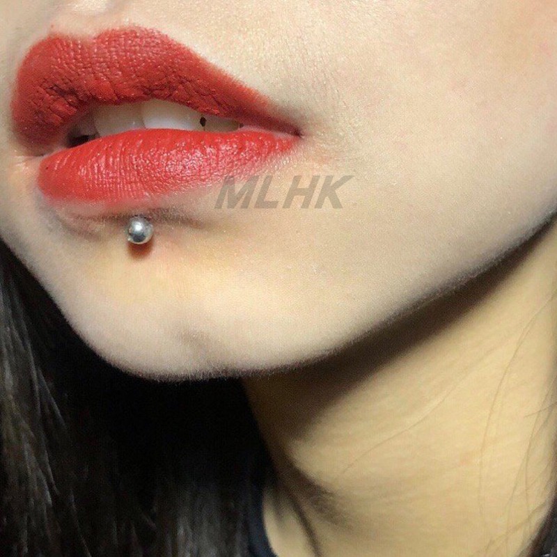 唇钉替换钉 唇钉有洞 欧美唇环钉可爱酒窝钉脸颊嘴唇个性穿孔饰品