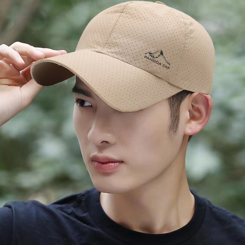 new quick-drying hat men‘s spring and summer casual all-match baseball cap fashion trendy peaked cap outdoor sports hat for women