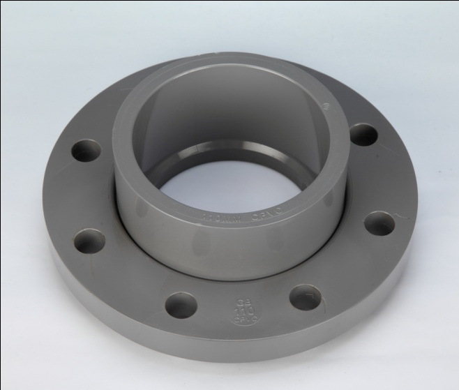 中山环宇锚牌cpvc国标化工 一体法兰 cpvc工业管件灰色 Ф20~160