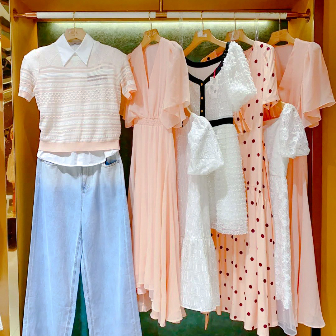专柜女装剪标24夏品牌折扣轻奢时装尾货直播间服装