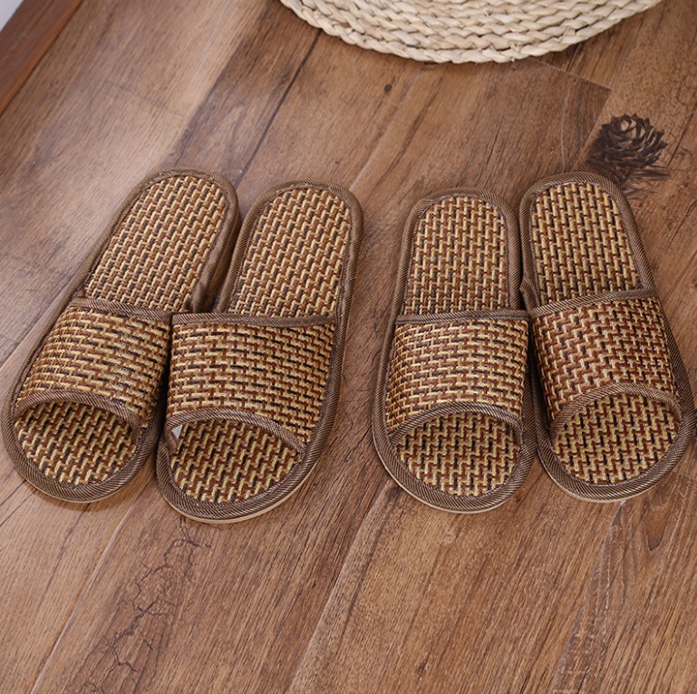 夏季居家藤情侣拖鞋藤草编拖鞋竹藤夏季凉拖鞋-阿里巴巴