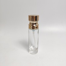 新款直圆粉底液玻璃瓶30ml高档按压泵乳液瓶化妆品分装瓶防晒霜瓶