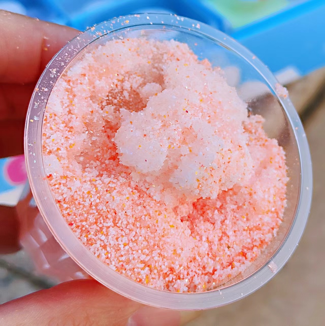 阿嘟喵盒装水晶盒人造彩色雪花粉 网红直播科学小实验魔术水变雪
