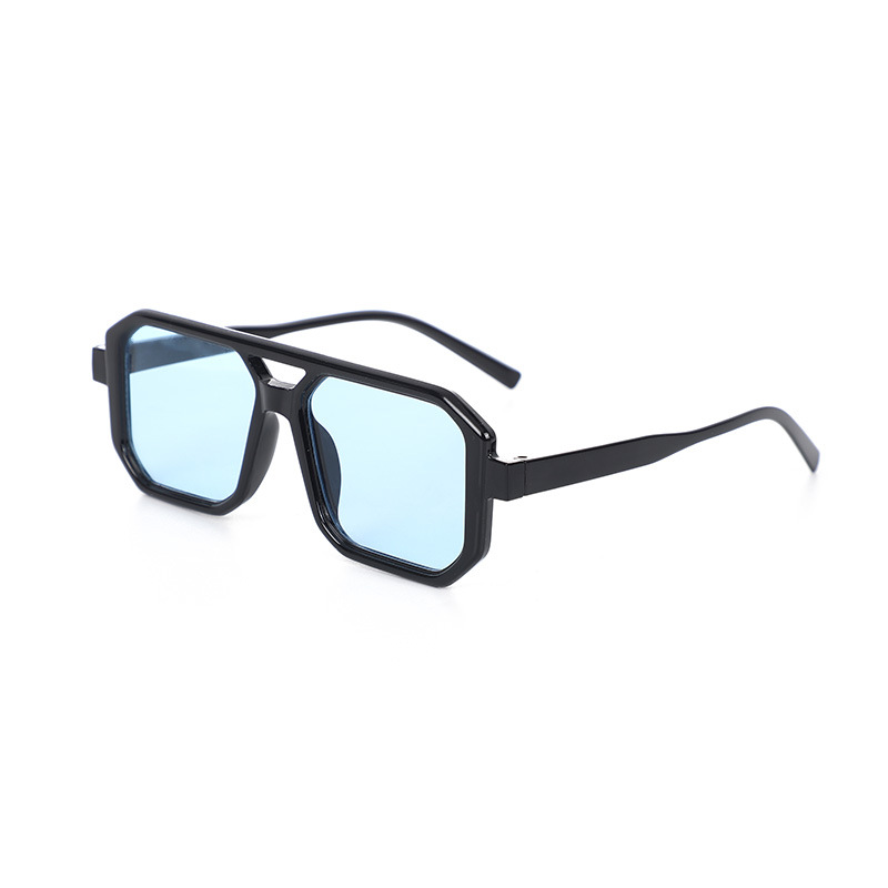 New Fashion Square All-Match Full Frame Sunglasses European and American New Ins Style All-Match Slimming Large Rim Sunglasses